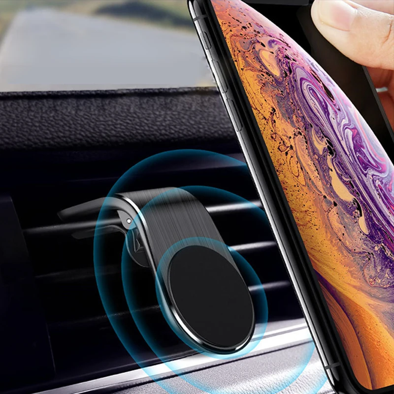 Магнитный автомобильный держатель для телефона в на вентиляционное отверстие