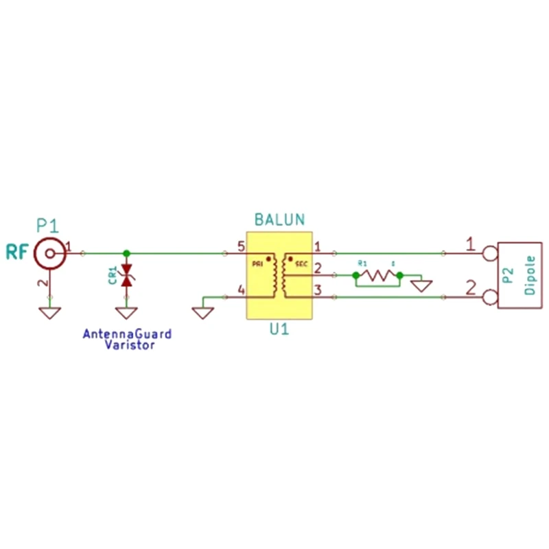 1:9 HF антенна Balun один девять: крошечная недорогая частота длинный провод RTL-SDR 160M-6M