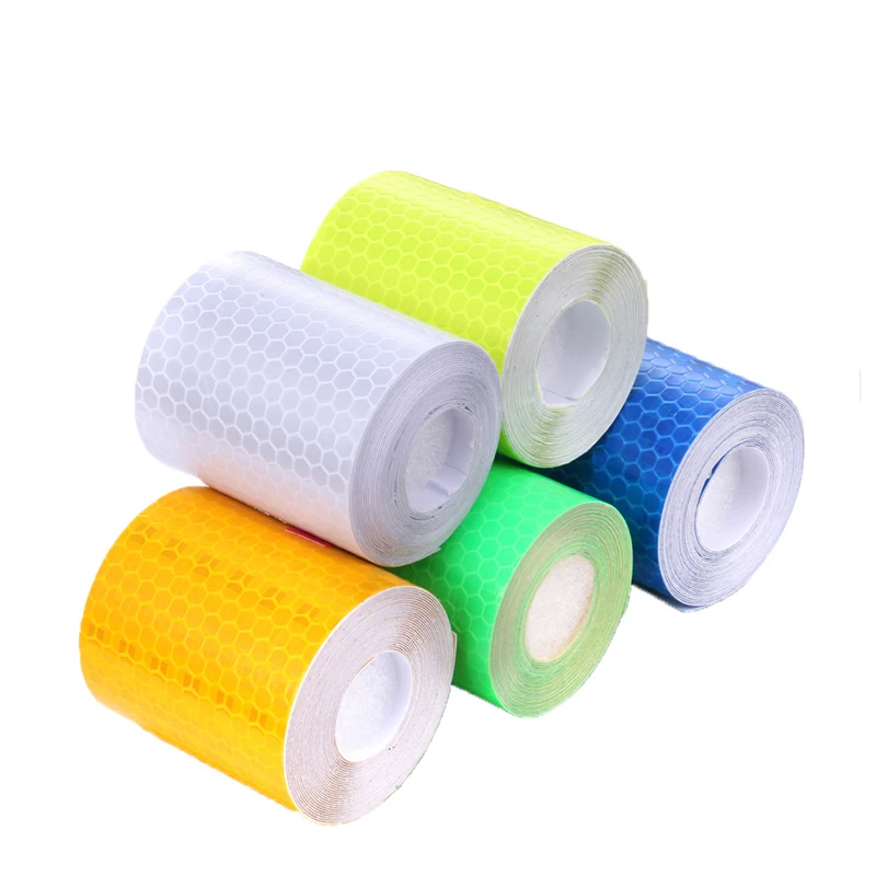 

1 Roll Car Reflective Tape Sticker Safety Mark Car Styling Self Adhesive Warning Tape Motorcycle Bicycle Film Decoration Tool