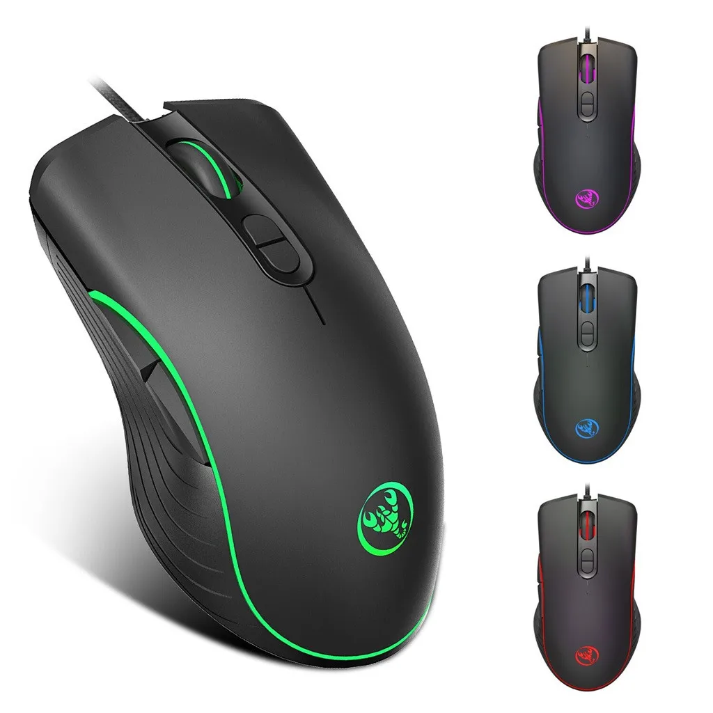 

A869 Upgraded version RGB Light 3200DPI Macro Programmable 7 Buttons Optical USB Wired Mouse Gamer Mice computer Gaming
