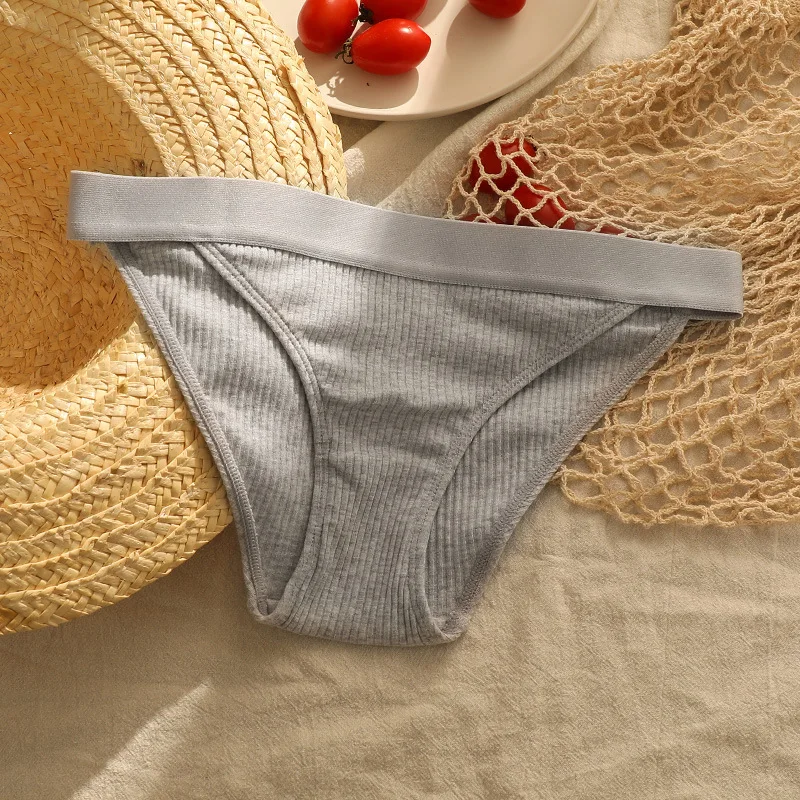 

High Waist Swim Briefs Women's Bikini Briefs Stretch Waist Underwear Ladies Summer Sexy Solid Color Beach Shorts Triangle Pant