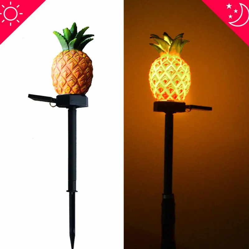 Светодиодный в форме ананаса лужайка лампа Открытый Солнечный