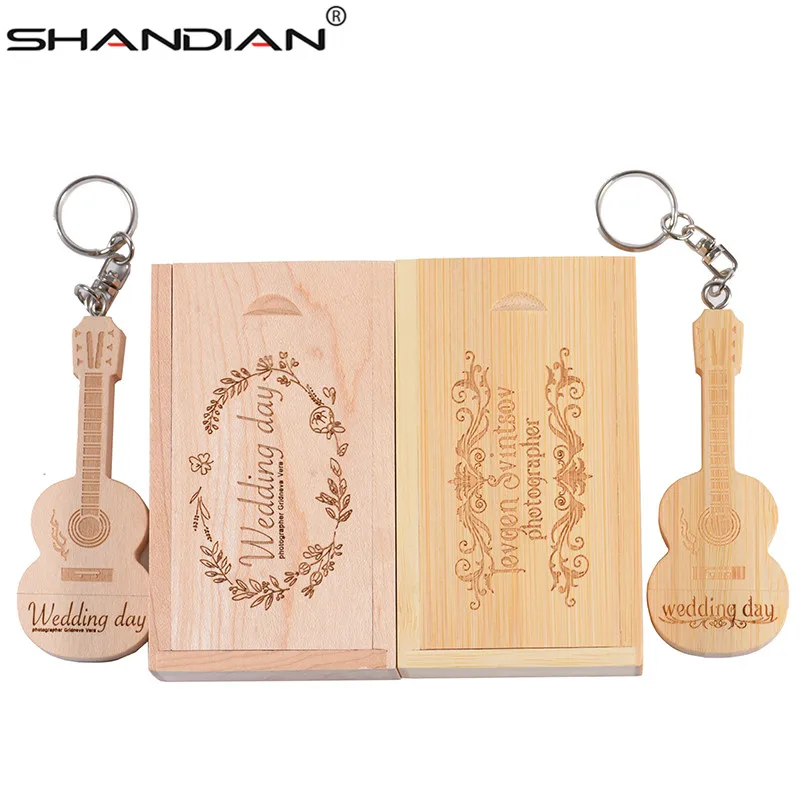 Usb флеш накопитель SHANDIAN логотип на заказ Деревянный 4 ГБ 16 32 64 Подарочный
