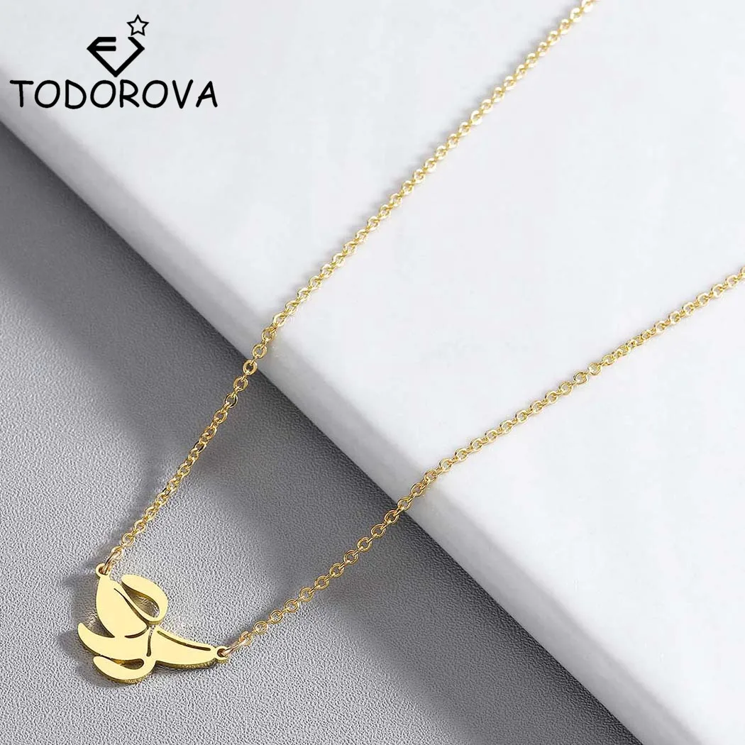 Todorova Yummy подвеска в виде бананов ожерелье из нержавеющей стали минимальное