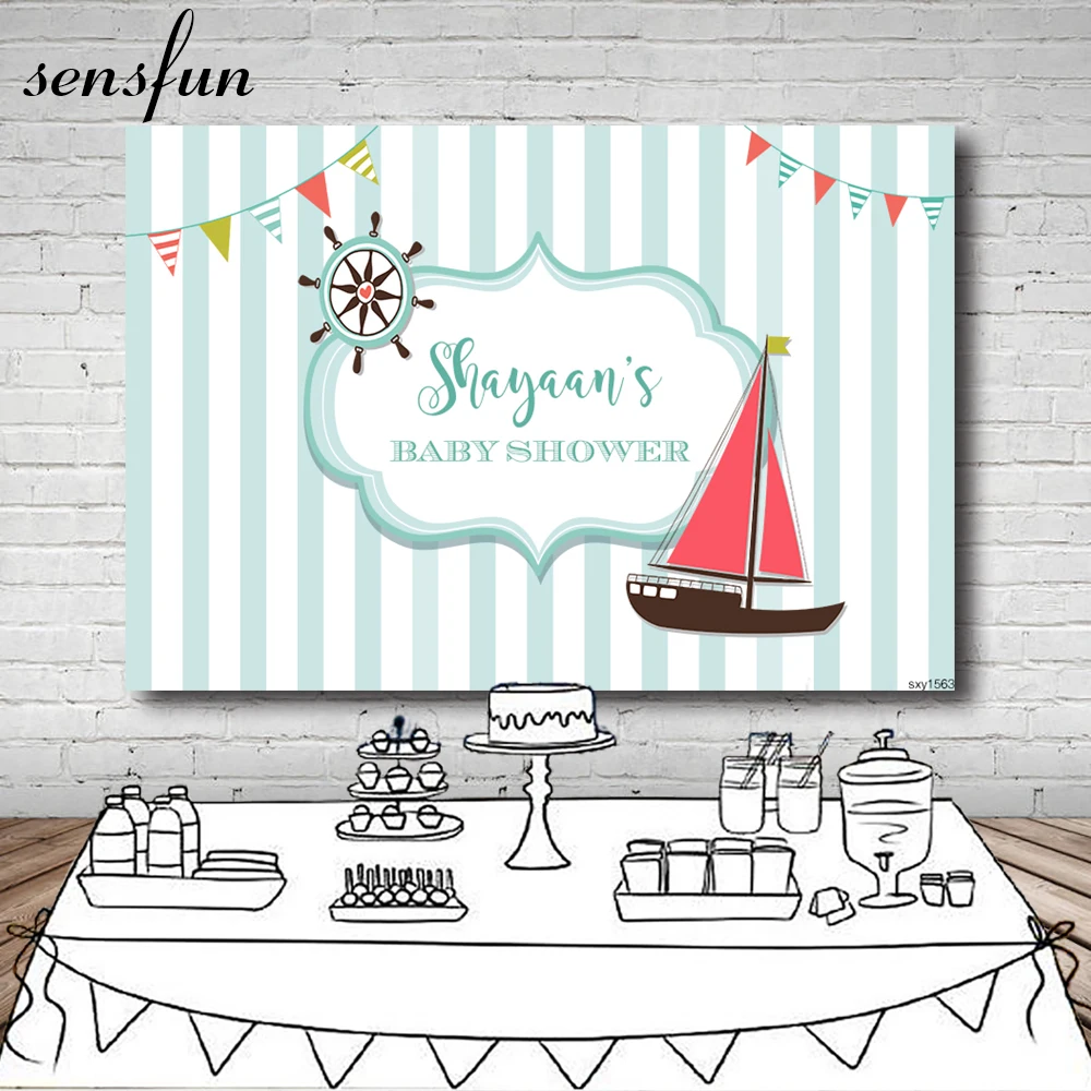 Sensfun анкер мореходный морского судна фон светильник зеленого и белого цветов в