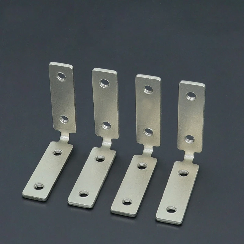 

4pcs Laminate Support L Shape Fixed Bracket Connector Corner Code Straight Corner Brace Brackets Furniture Fixing