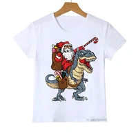 t shirt for boysgirls santa cartoon print for children christmas gift clothing fashion children tshirt high quality shirt tops
