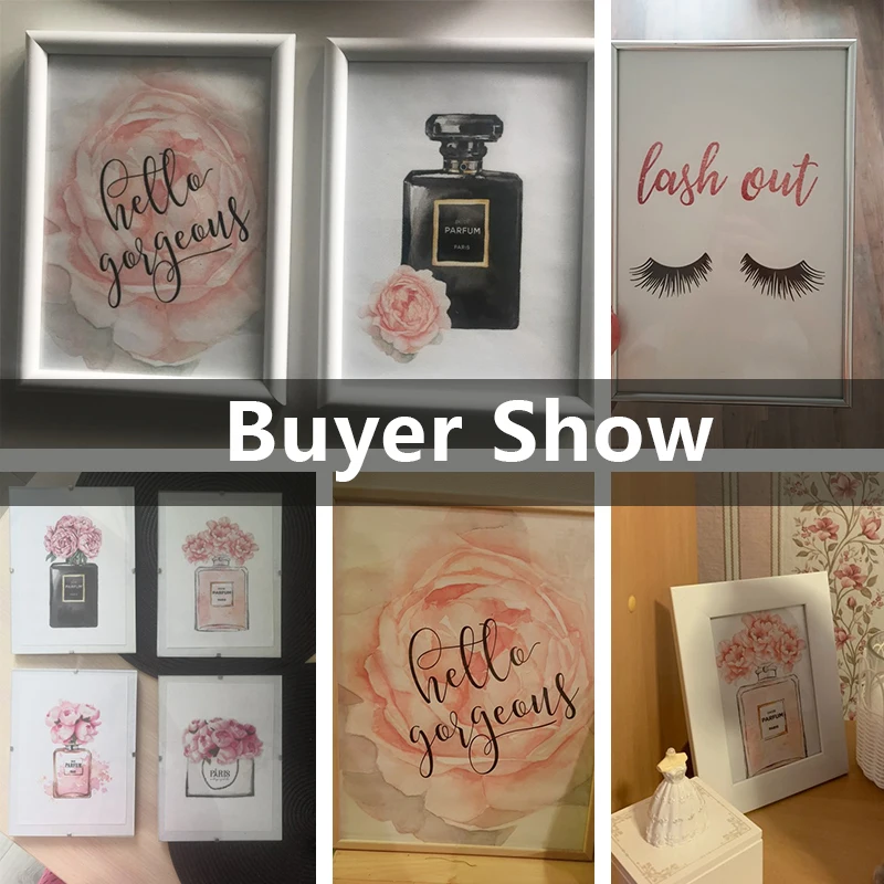 Модная Настенная картина в скандинавском стиле парфюм косметика современные