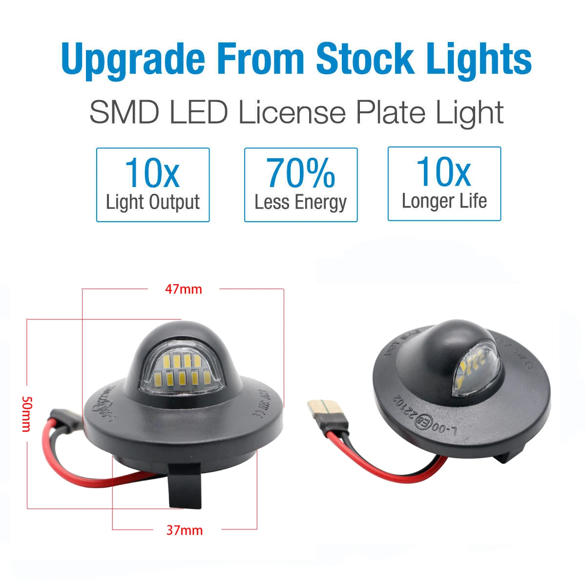 Светодиодный светильник номерного знака для Ford F150 Raptor 1990 2014 Expedition Ranger Explorer