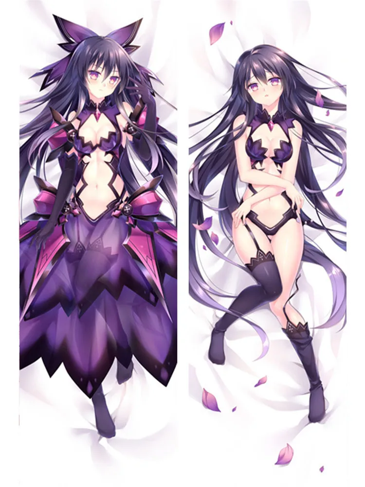 

2017-August update Japanese Anime DATE A LIVE Yatogami Tohka Princess Dakimakura Body Pillow Cover Case Hugging Pillowcases