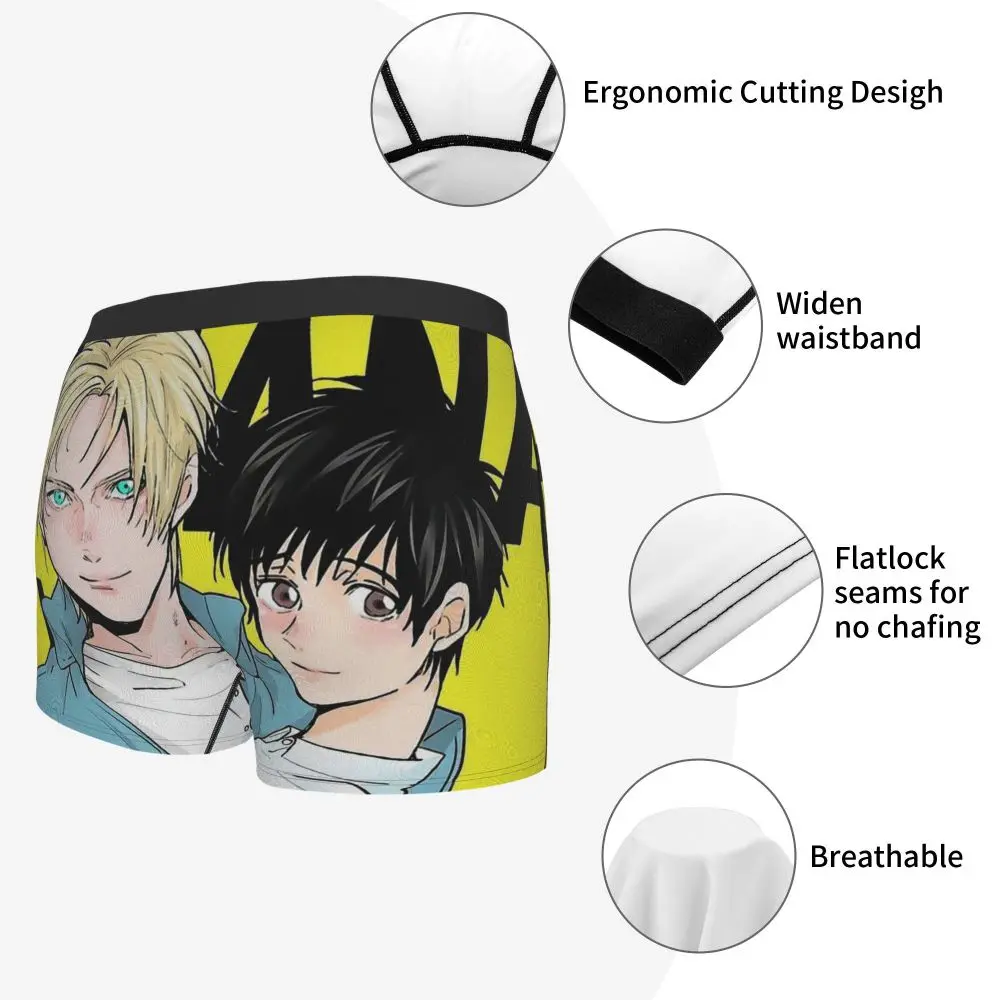 Плакат Банановая рыба Ash Lynx Okimura Eiji манга лама трусы мужские Мужское нижнее белье