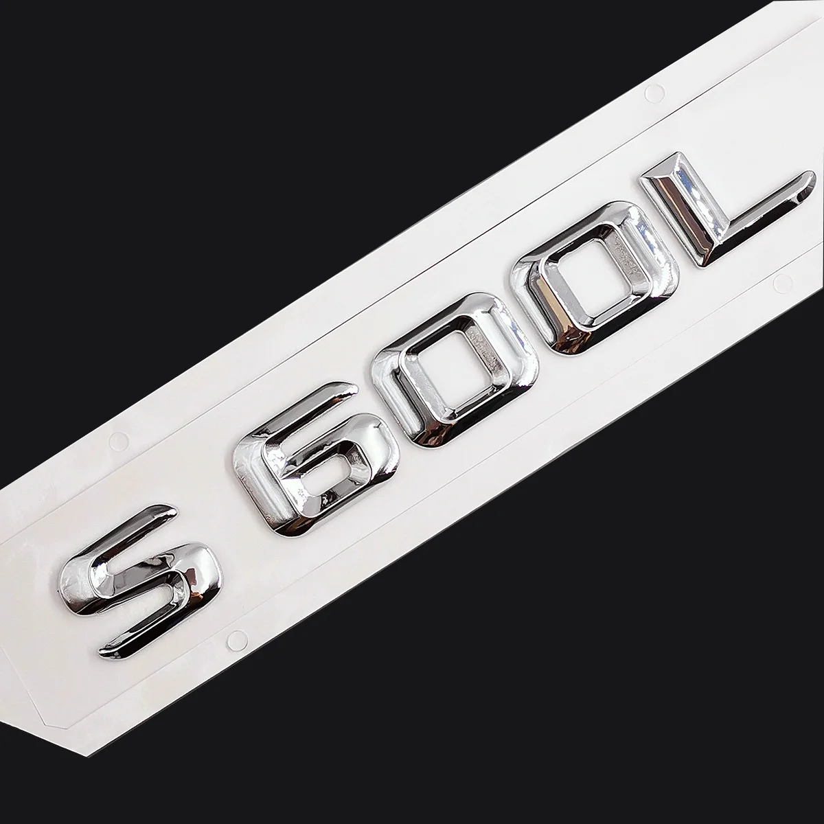 Оригинальный размер 1:1 Автомобильная эмблема заднего хвоста цифры-буквы