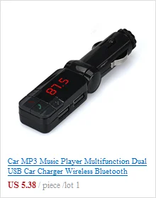 Автомобильный MP3 музыкальный плеер Bluetooth беспроводной fm-передатчик MP3-плеер Handsfree автомобильный комплект USB TF SD Пульт дистанционного управления