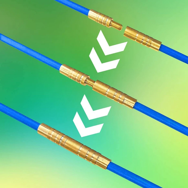 Для протяжки проводов кабеля стержни 5 8 м стеклоткань электрического