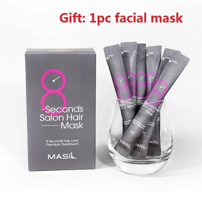 Кератиновая маска для волос 8 мл секунд уход за волосами премиум-класса