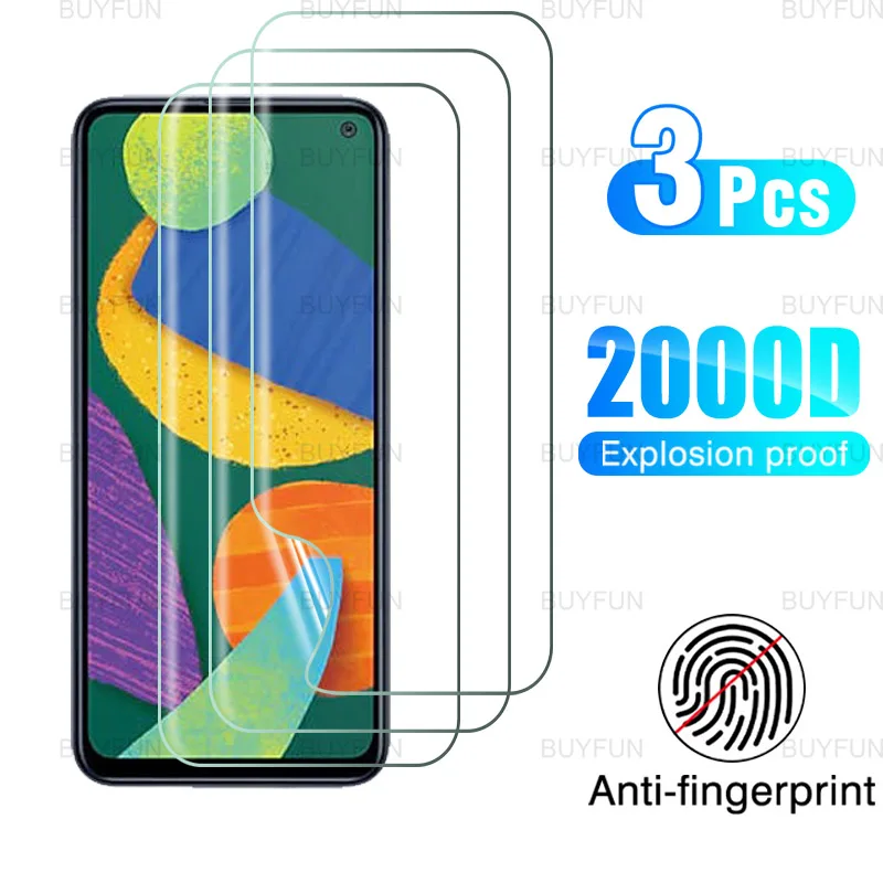 

Hydrogel Film For Samsung Galaxy F52 5G 6.6'' 3pcs Front screen protector for samsung F52 F 52 samsun f52 Anti-fingerprint film