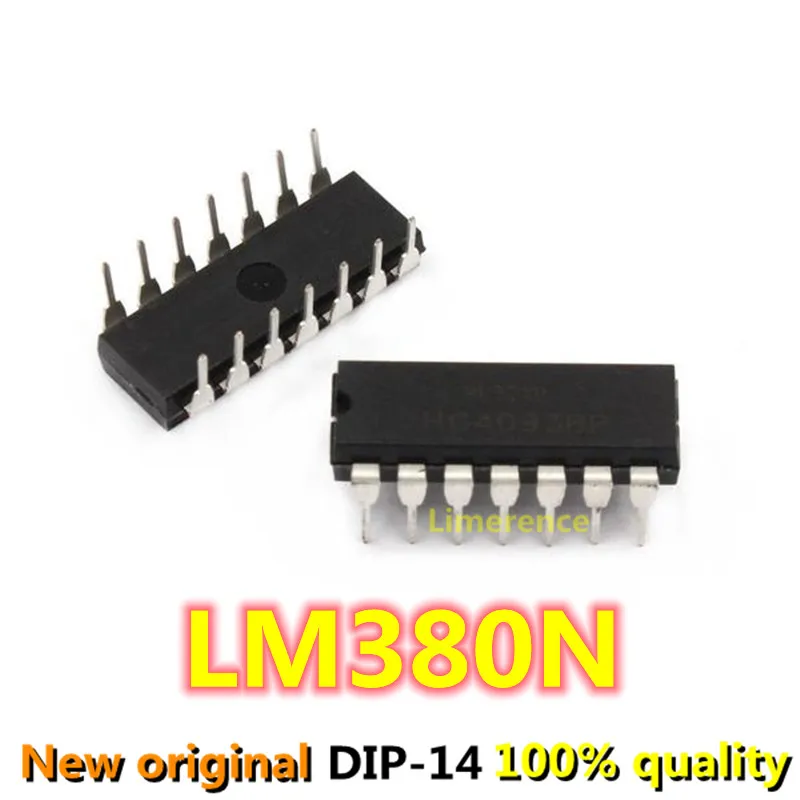 

10 шт./лот LM380N LM380 380N DIP-14 аудио усилитель p Новая оригинальная поддержка переработки всех видов электронных компонентов