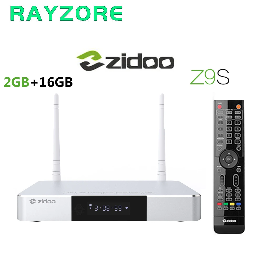 ТВ приставка Zidoo Z9S 2 Гб ОЗУ 16 ПЗУ смарт на базе Android 7 1 1000M LAN 4K HDR Realtek RTD1296DD SATA 3 0