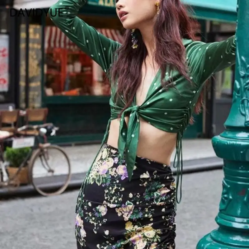 Шифоновая Блузка женские топы зеленая винтажная рубашка Элегантная блузка в