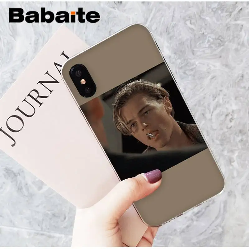 A3 Babaite dicaprio leo young leonardo Новинка чехол для телефона Fundas чехол для iPhone8 7 6 6S Plus X XSMAX 5 5S SE XR 11 11pro 11promax - Цвет: A3
