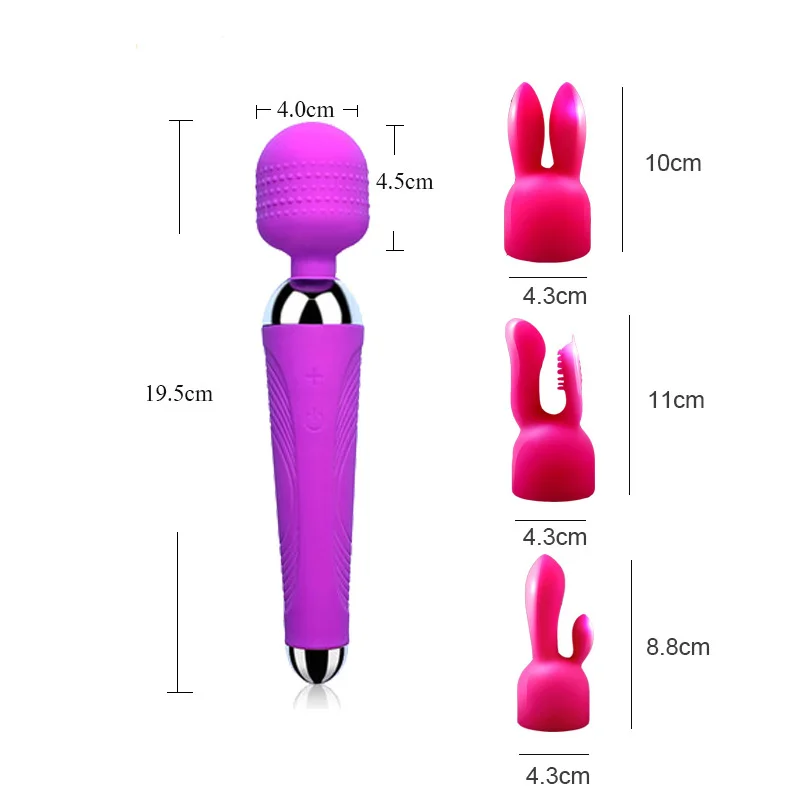 GUIMI 360 Вращающаяся голова AV палочка Вагина Вибратор секс-игрушки для женщин