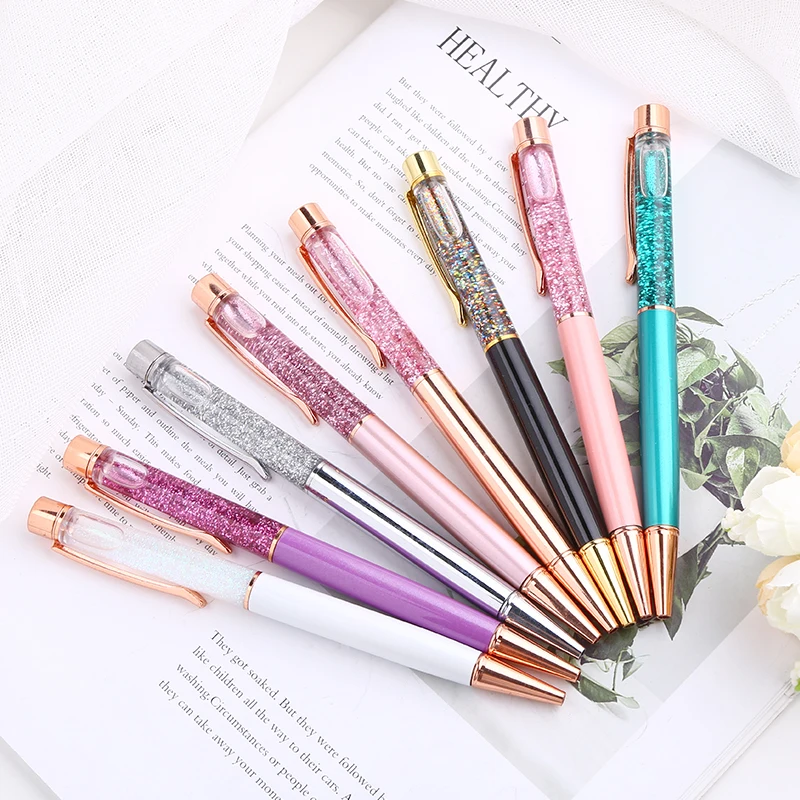 Новинка роскошная металлическая шариковая ручка вращающаяся масляная Золотая