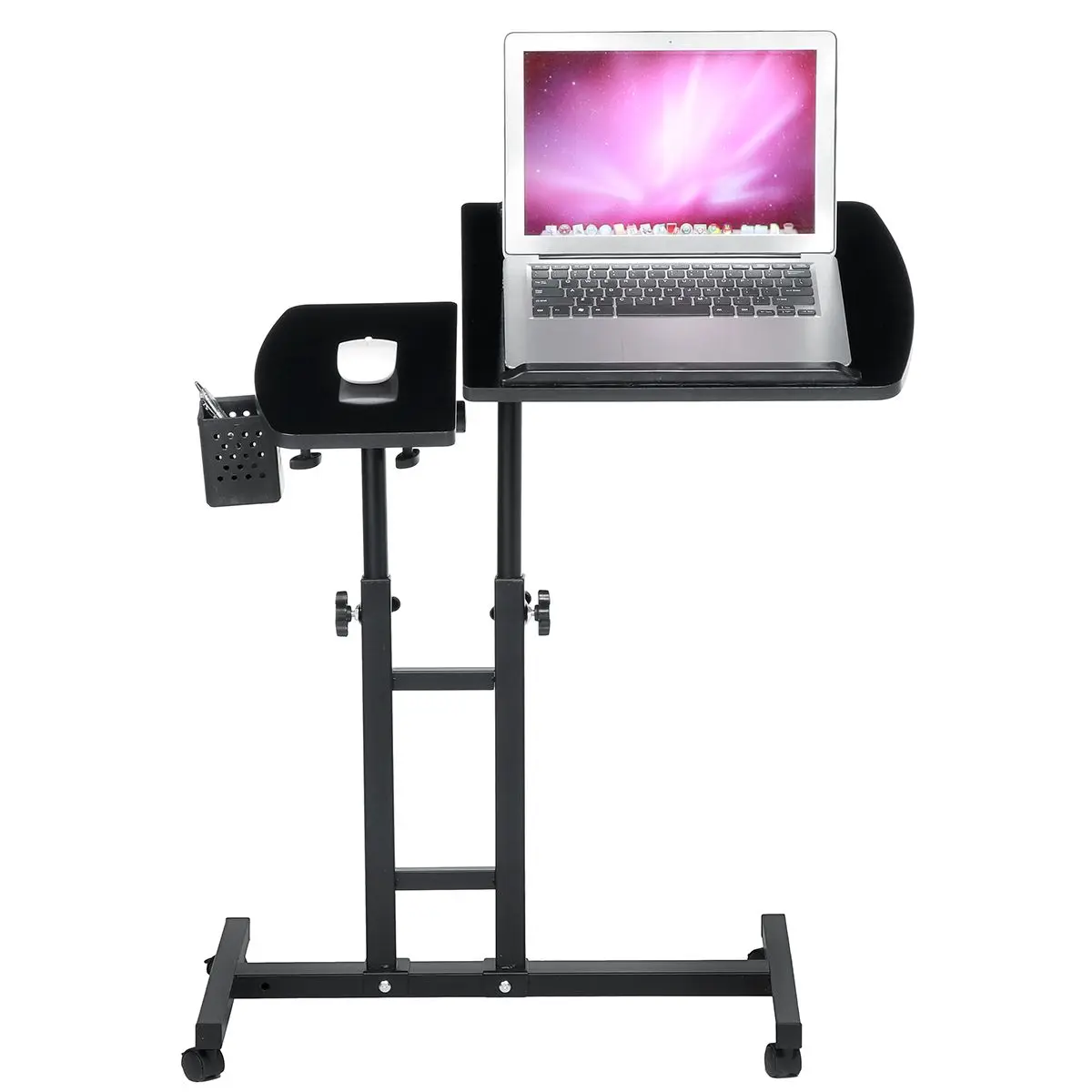 

Foldable Computer Bed Side Table Adjustable Portable Laptop Desk Rotate Laptop Can be Lifted Standing Desk Living Room Desks
