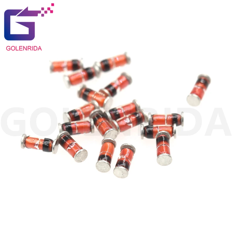 100 шт. SMD переключающий диод LL4148 1N4148 стеклянный цилиндр 1206 упаковка | Электронные