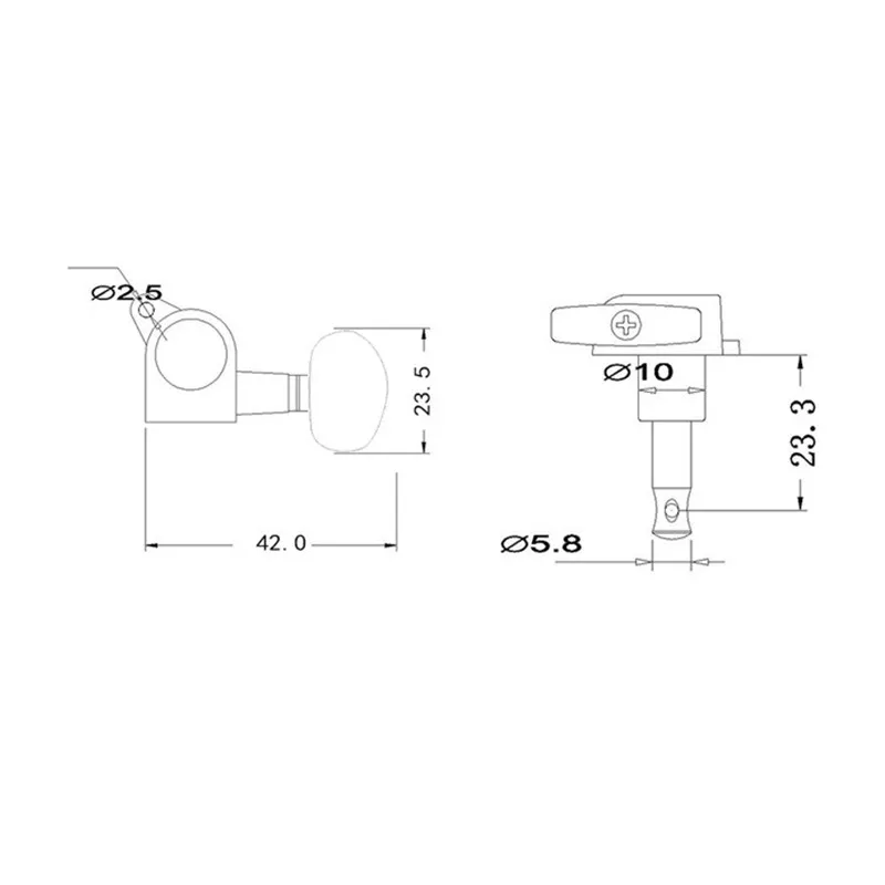 gold versiegelt getriebe links und rechts elektrische akustische gitarre tuning pegs guitar tuner mechaniken kaffee große halbkreis taste free gl