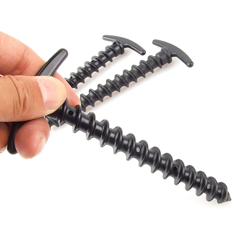10 шт. открытый шатер аксессуары нейлоновое винта спиральные гвозди Сверхлегкий