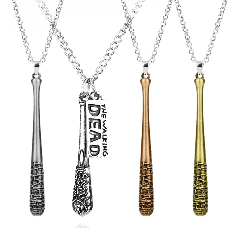 Ожерелье с подвеской в виде ходячих мертвецов и букв мужские аксессуары колье