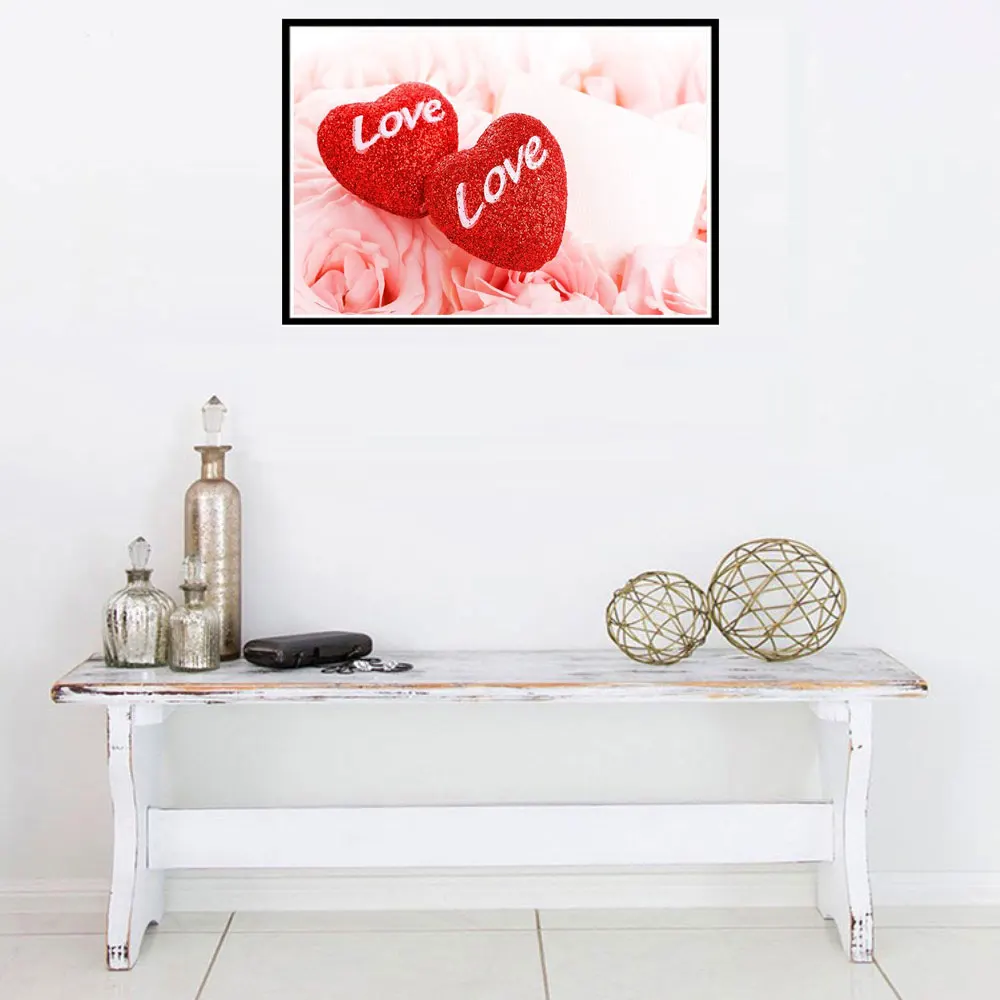 

Алмазная 5D картина «сделай сам», любовь, мультфильм, круглая Алмазная вышивка ручной работы, мозаика, узор для украшения дома