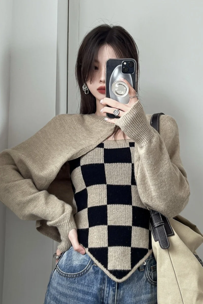 Набор для уличной фотосъемки Spice Girls женский осенне-зимний пуловер с длинным