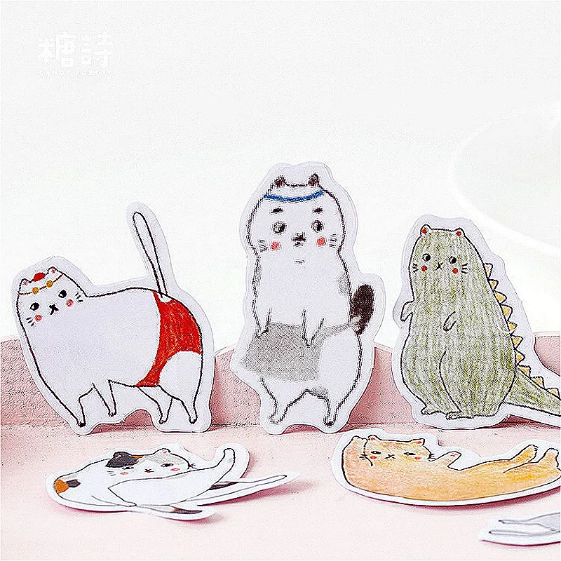 

1PCS New Cartoon Fat Cat Daily Washi Tape Practical Planner Stickers Decorative Stationery Tape Masking Tape Adhesive Tape