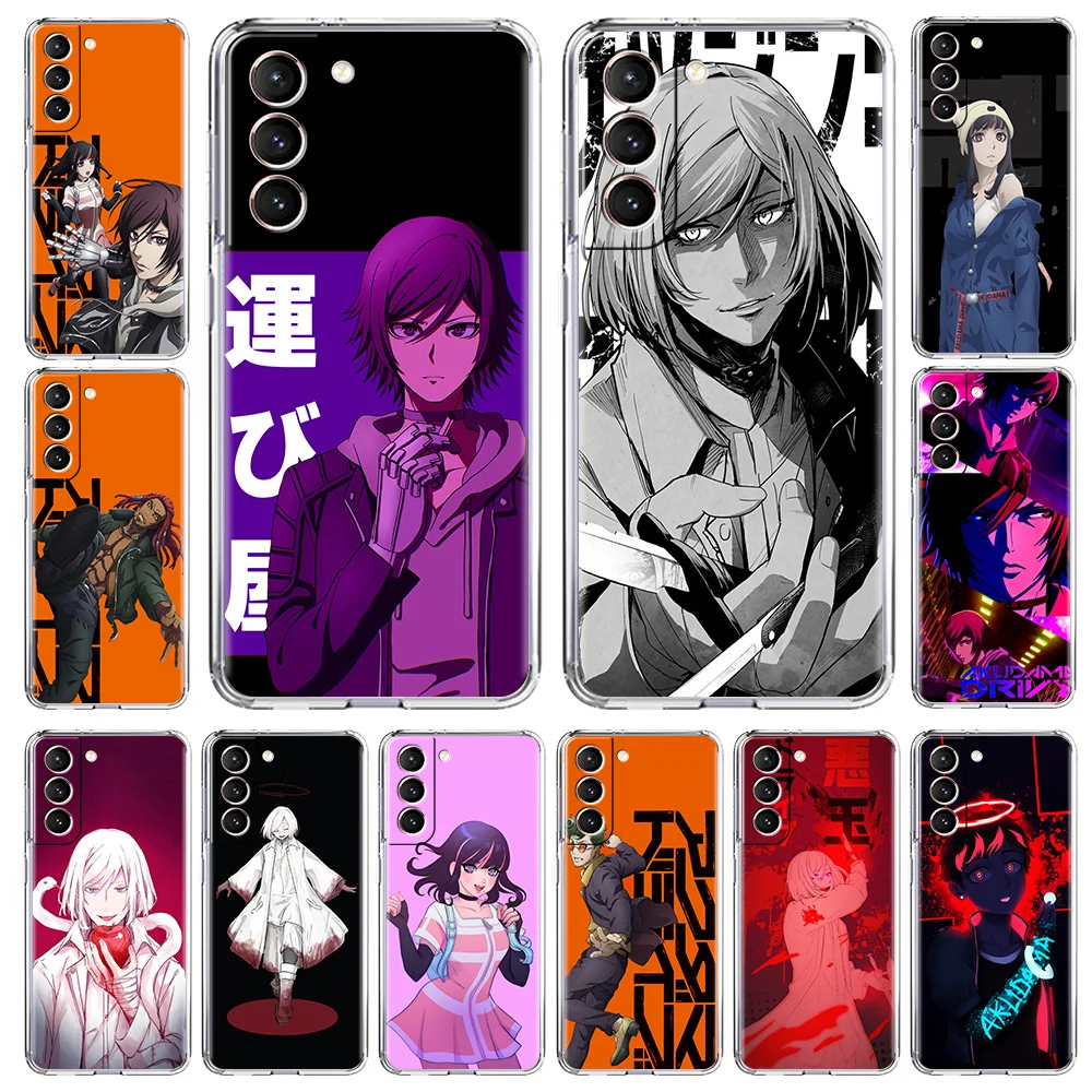 

Akudama Drive Anime Luxury Silicone Crystal Clear Phone Case For Samsung Galaxy S20 FE S21 Ultra S10 Plus S10E S21+ Soft Cover