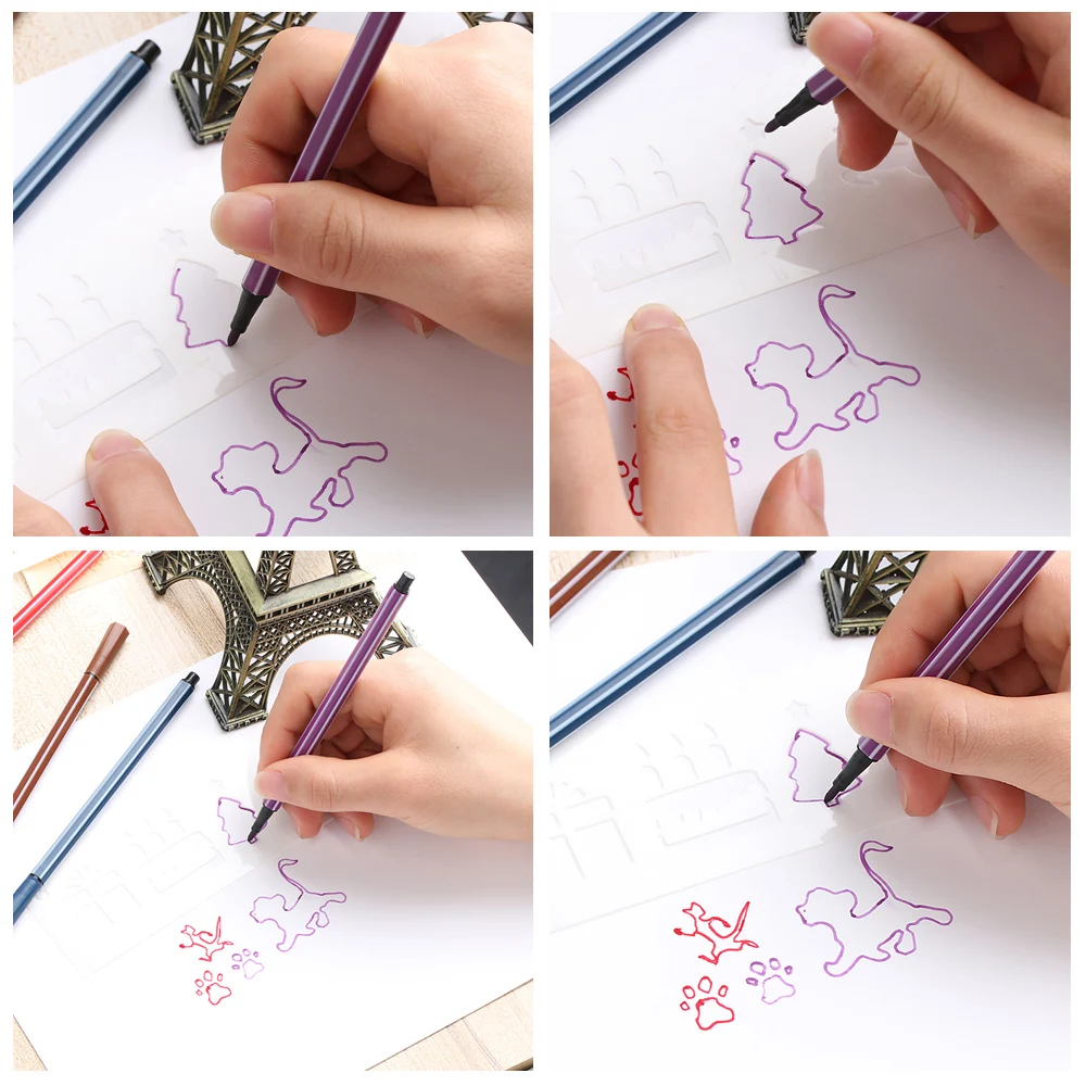 CraftArtGo-plantillas de fotos personalizadas para manualidades, pintura para &aacute;lbum de recortes, decoraci&oacute;n de pasteles, tamiz de az&uacute;car en polvo, molde de impresi&oacute;n para mesa de impresi&oacute;n-3