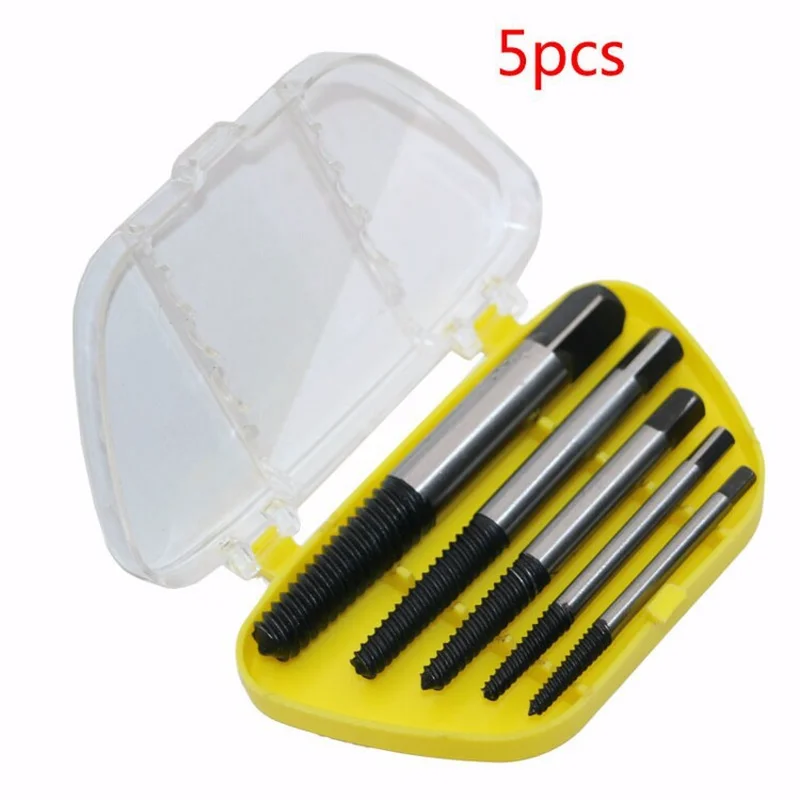 5 шт. Винт экстрактор центр сверла руководство набор сломанный поврежденный болт