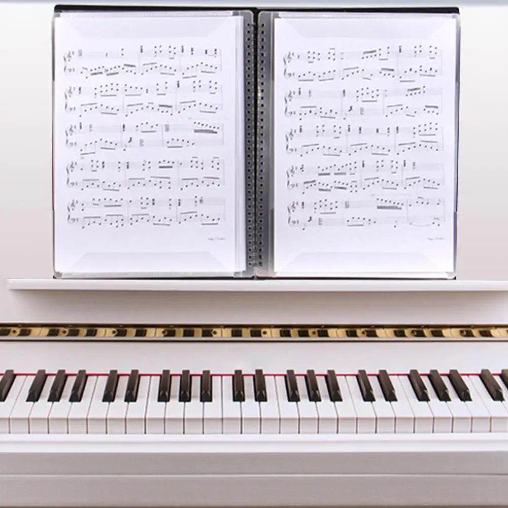 

Папка А4 для музыки, двухсторонняя Антибликовая с 20 страницами, для музыкального хранения музыки