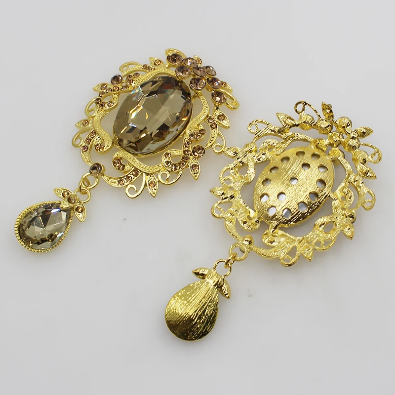 Женская одежда аксессуары со стразами большой цветок свадебные вечерние