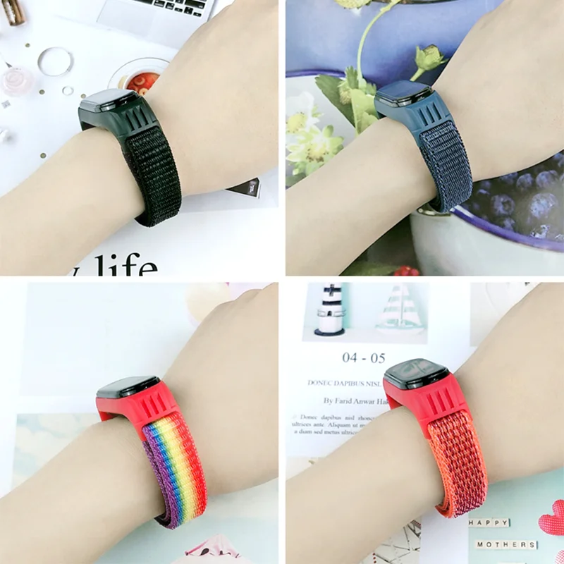 Nylon Strap For Xiaomi Mi Band 7 4 3 5 6 Bracelet Wristband Sports Breathable Bracelet For Miband 5 4 3 Replacement Correa Strap