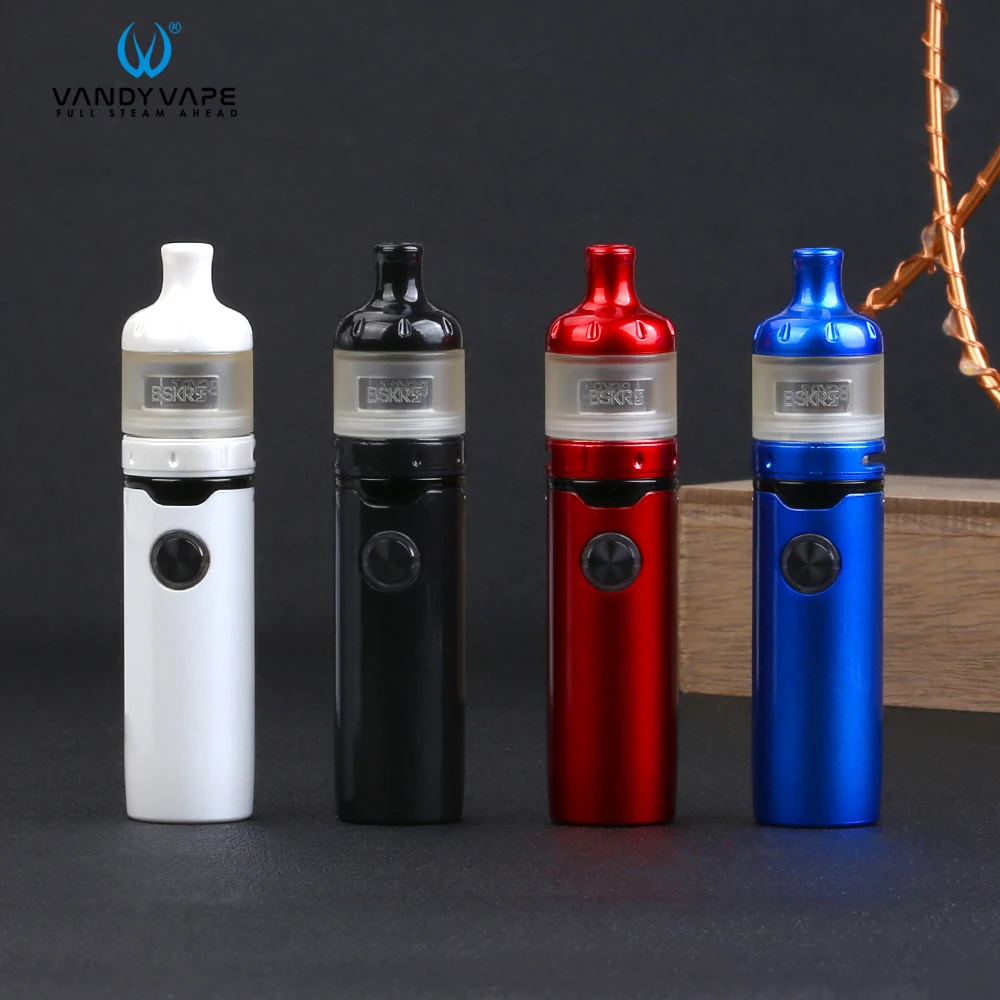 Оригинальный Vandy vape BSKRS Pen Vape Kit встроенный аккумулятор 1100 мАч емкость 2 мл сетчатая