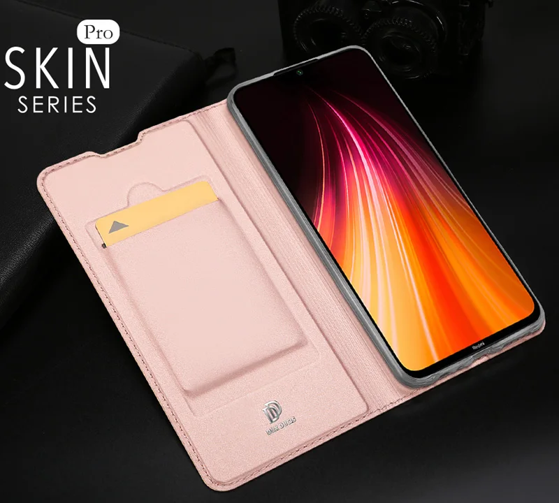 DUX DUCIS чехол для Xiaomi Redmi Note 8 Pro 8T 8A Книга Флип кожаный бумажник чехол