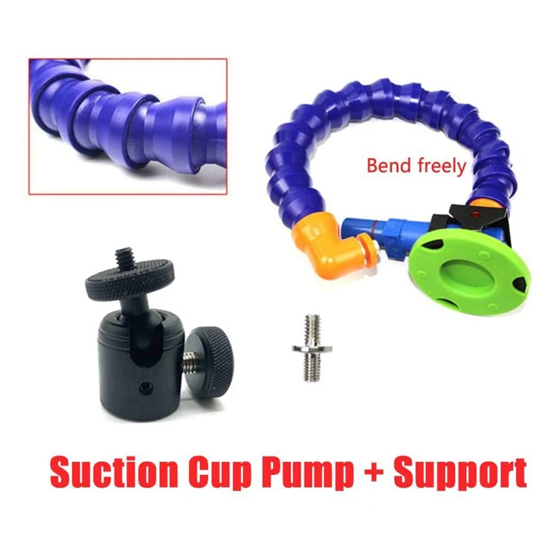 

3 Inch Heavy Duty Hand Pump Suction Cup with Flexible Gooseneck Tube Auto Repairing Tool