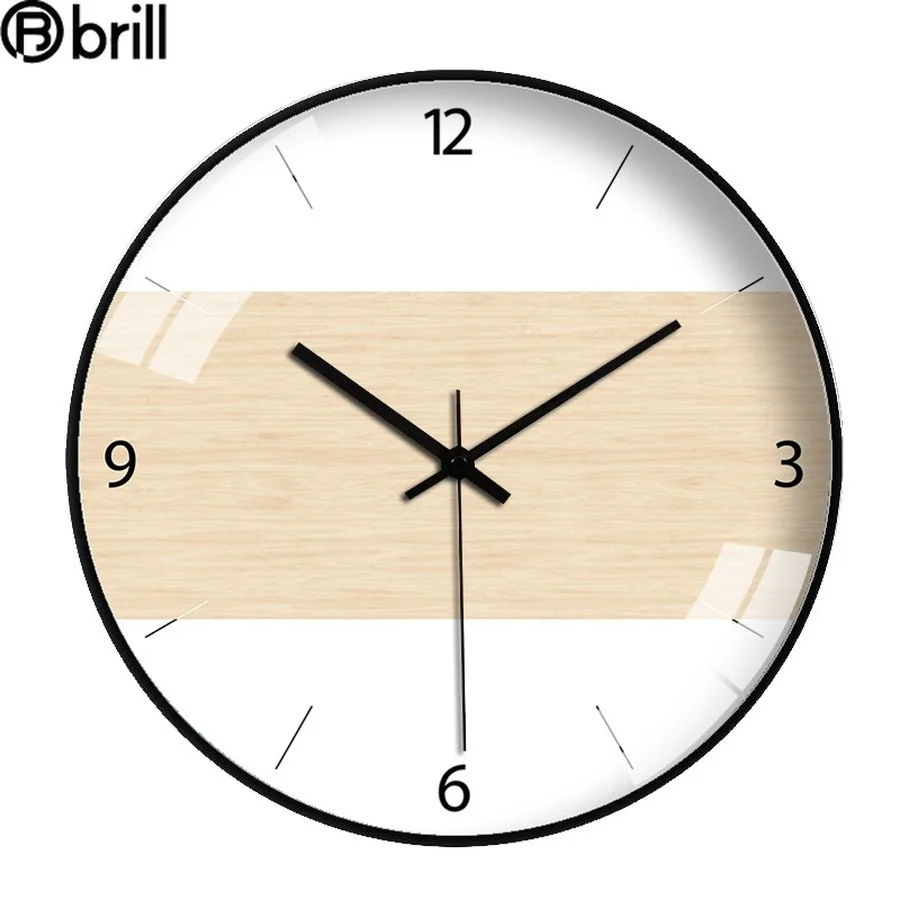 

Nordic Wall Clock Art Vintage Simple Creative Silent Round Bedroom Living Room Decoration Clocks Wall Home Decor Silent Horloge