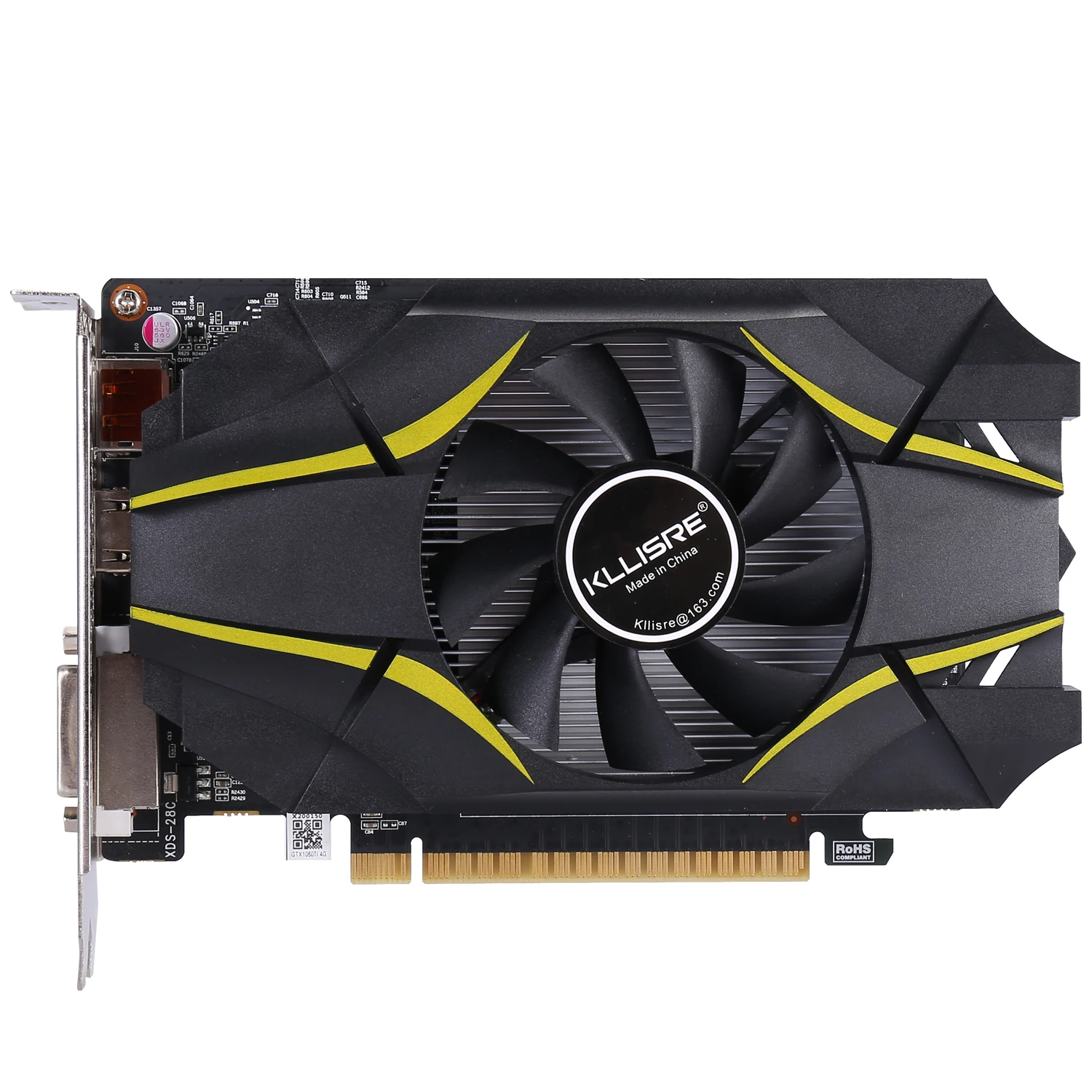 Kllisre GTX 1050Ti 4 Гб Новая графическая карта 128Bit GDDR5 видеокарты GPU 1050 Ti 4G|Видеокарты| |