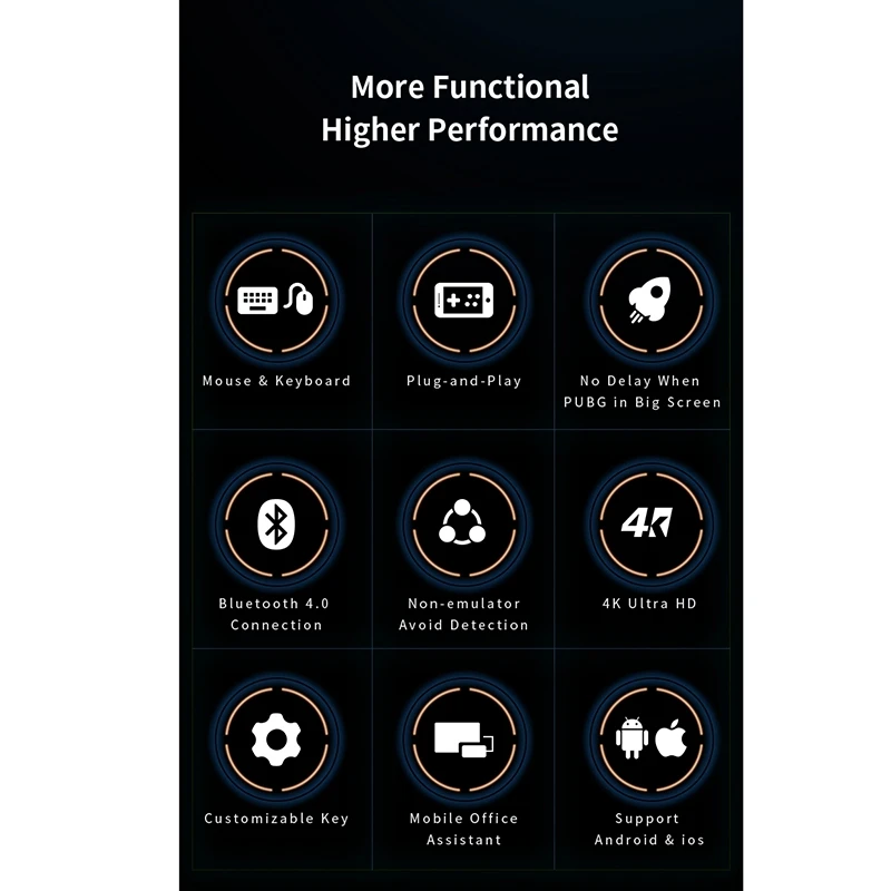 Мобильная игра расширения Mira Screen X10 с одним и тем же экраном Bluetooth 4 04 K Ultra HD Plug and Play