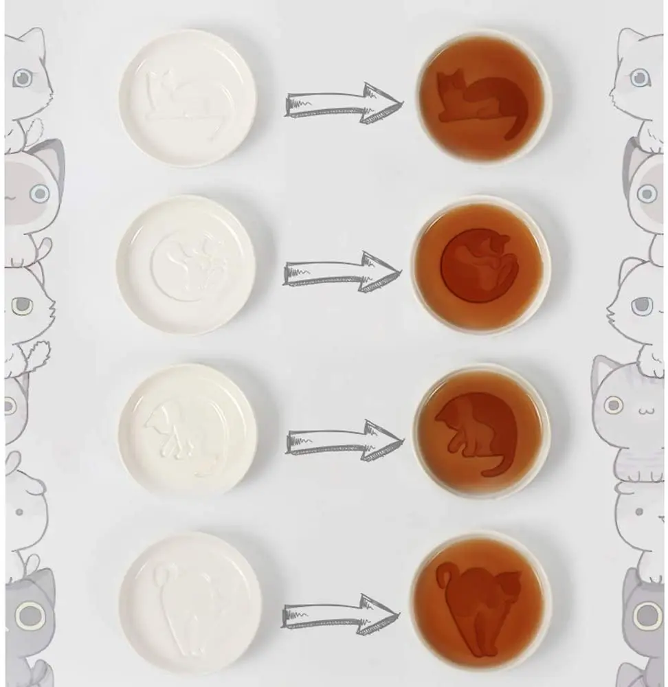 Керамическое блюдо для соуса кошек приправ мини боковая миска блюда соевого