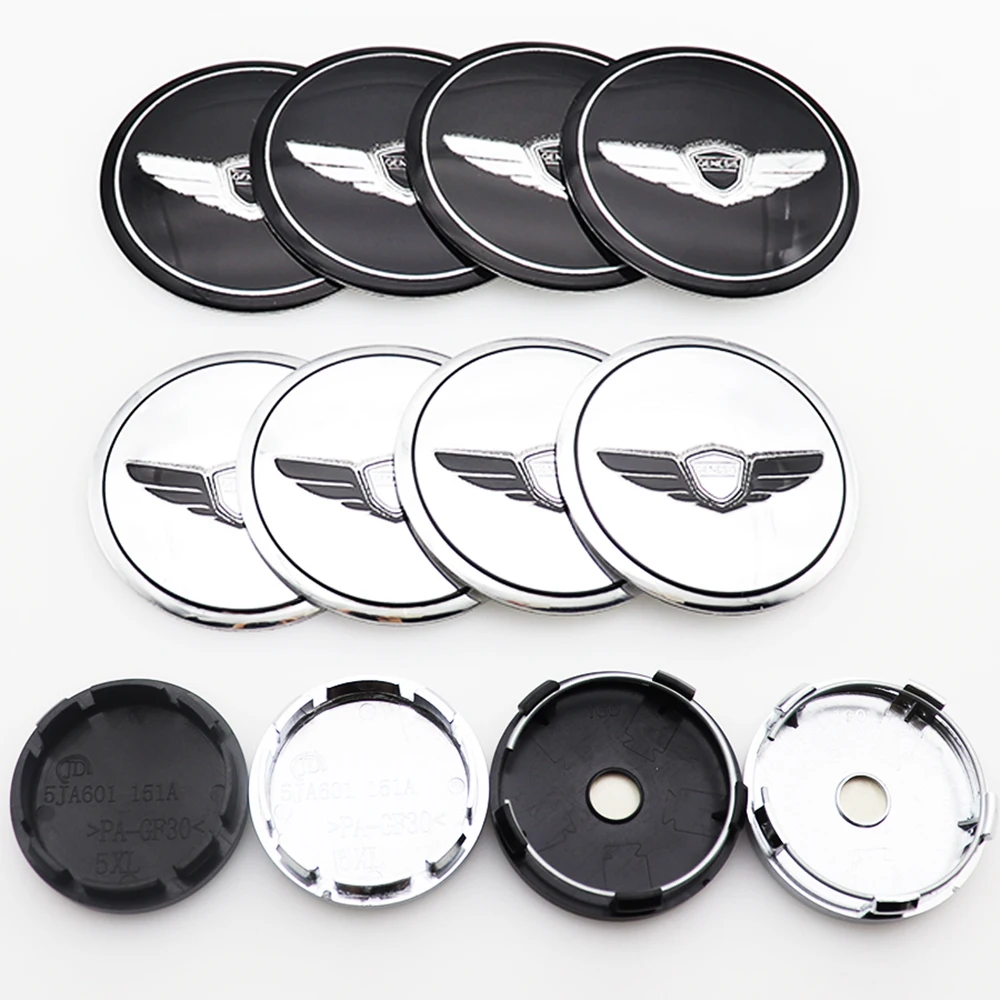 4 шт. 56 мм или 60 логотип GENESIS металлическая крышка обод монтируемый бейдж