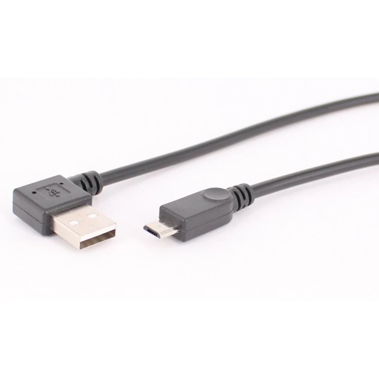 

5pc/lot 27cm USB 2.0 Male to Micro USB Up Down Left right Angled 90 Degree Cable for Cell Phone Tablet Micro USB Angled Cable