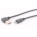5 шт.лот 27 см USB 2,0 штекер-микро USB вверх вниз левый правый угловой 90 градусов кабель для сотового телефона планшета микро USB Угловой кабель